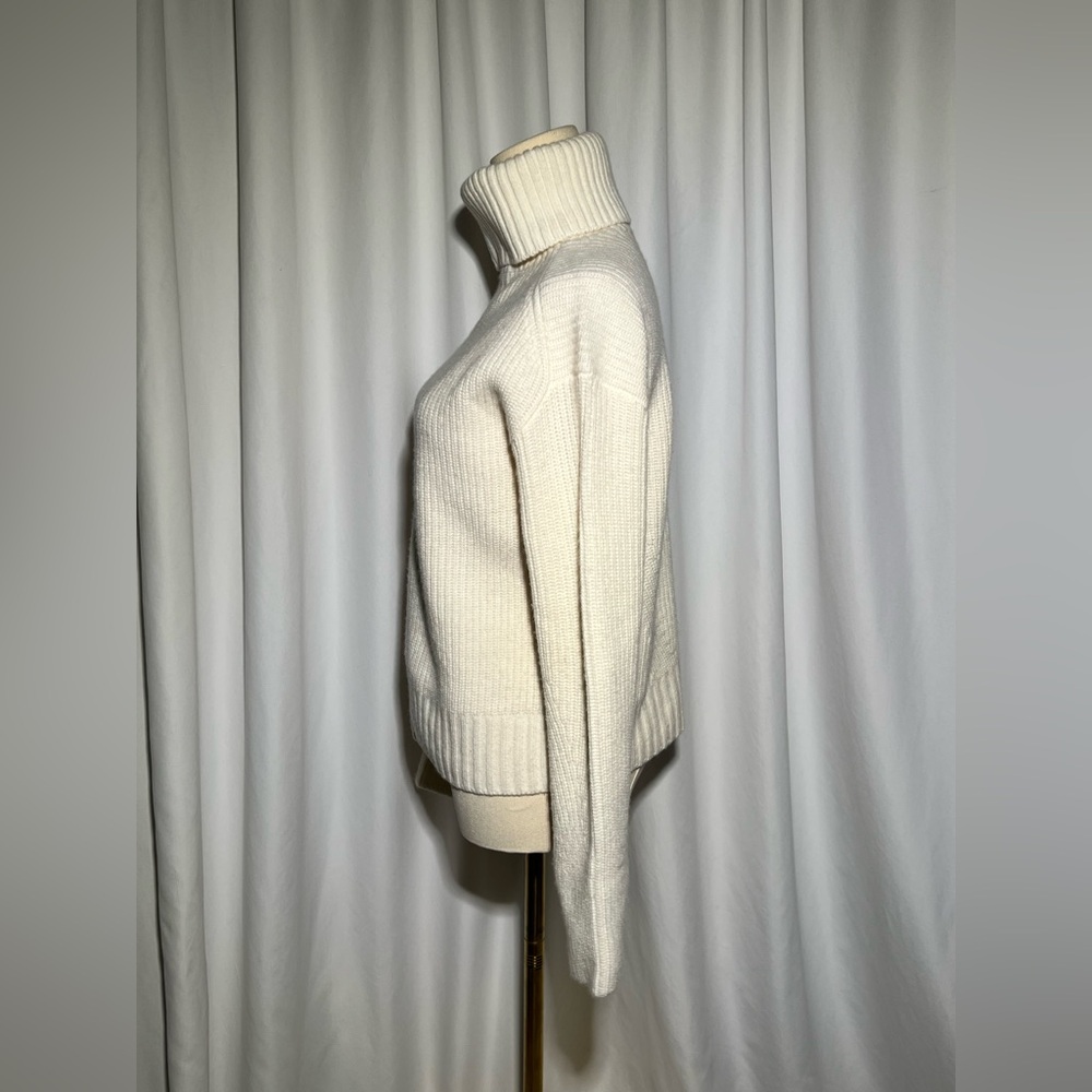 Veronica Beard Ecru Matilda Wool Cashmere Sweater | XS - Picture 7 of 13